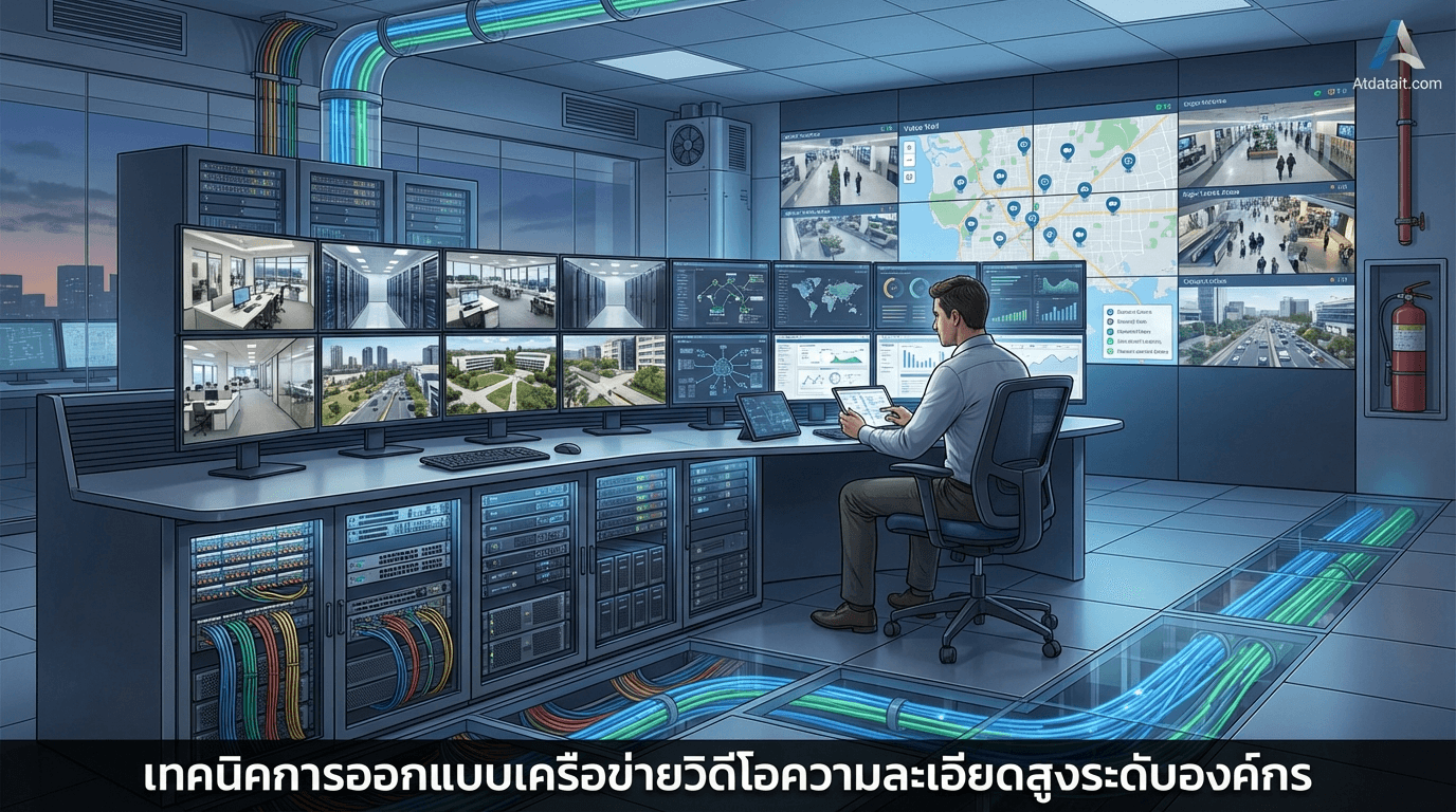 เทคนิคออกแบบเครือข่ายรองรับภาพความละเอียดสูงระดับองค์กร