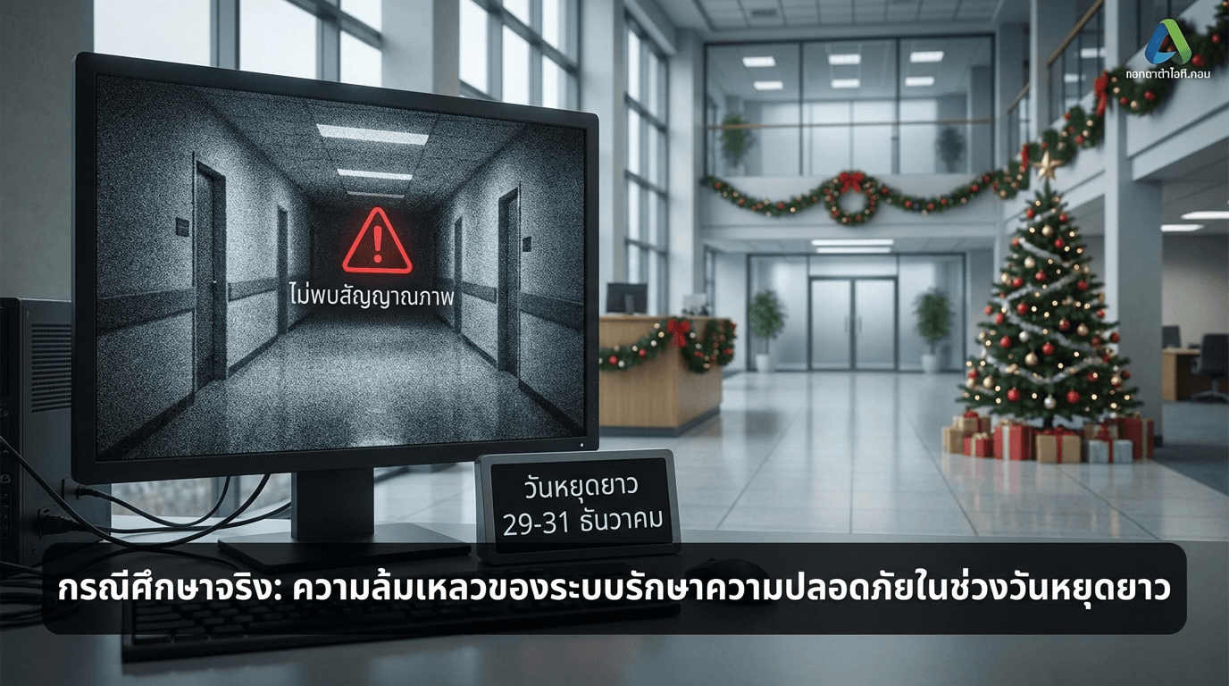 กรณีศึกษาจากเหตุการณ์จริงเมื่อระบบความปลอดภัยล้มเหลวช่วงวันหยุดยาว