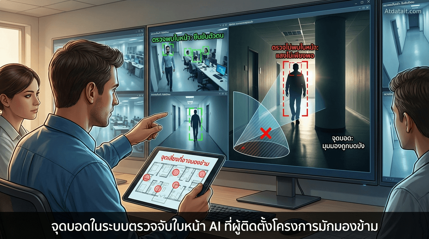 จุดบอดระบบเอไอตรวจจับใบหน้าที่ผู้ติดตั้งโครงการมักมองข้าม