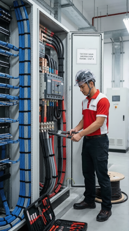 รับติดตั้ง ระบบไฟฟ้าโรงงาน สระบุรี ประกอบตู้คอนโทรล ATDATA